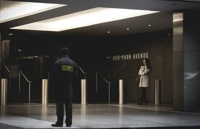 CCTV monitoring and security guards