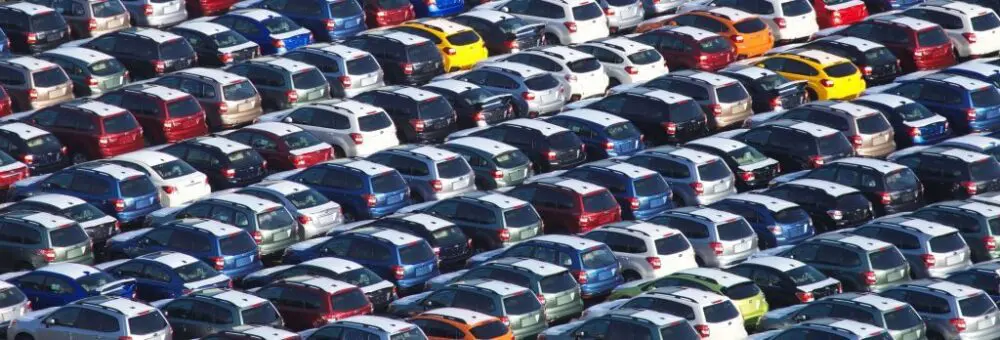 CCTV cameras monitoring a car dealership
