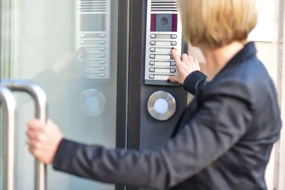 Business door entry system