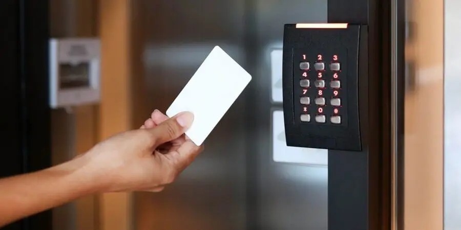 example of keyless and fob door entry system
