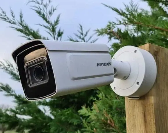 Safeguard Systems installation of Hikvision outdoor security camera