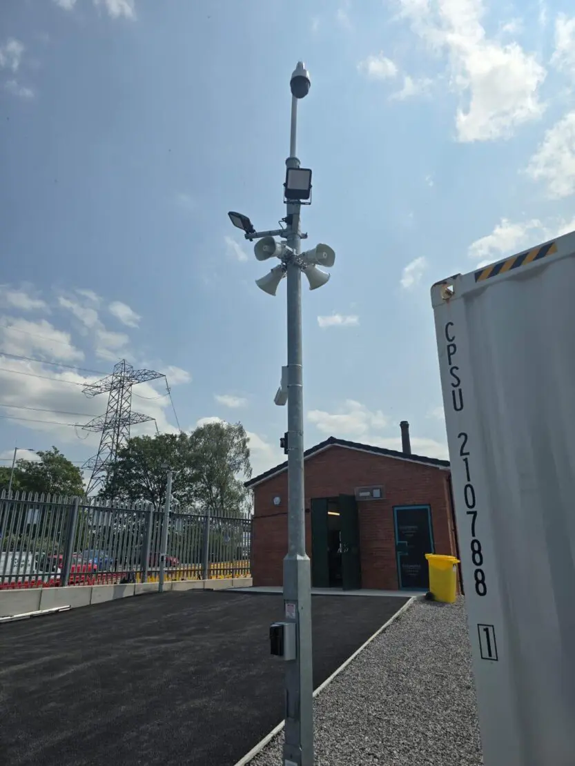Perimeter intrusion detection for BESS