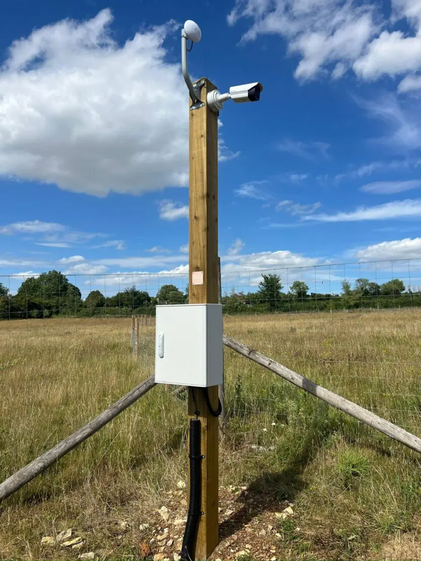 hikvsion cctv camera uk solar farm