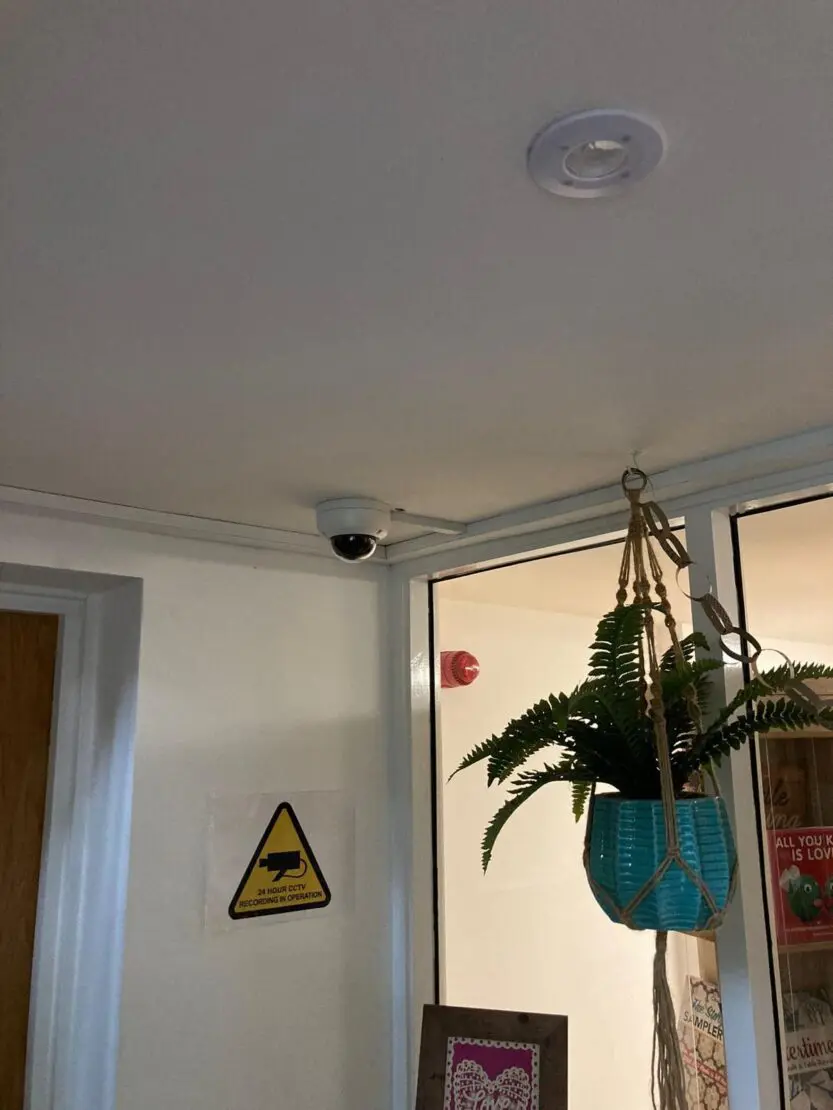 internal hikvision CCTV camera warehsoue