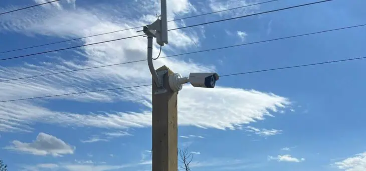 solar farm security camera case study