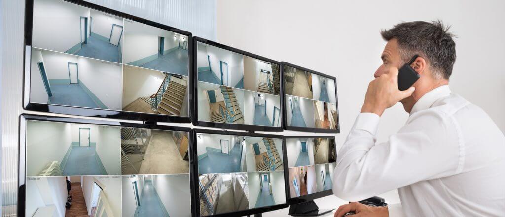 CCTV monitoring for a business