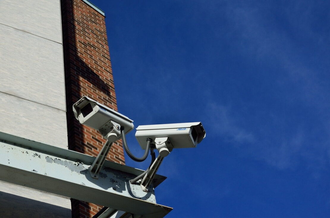 CCTV keeping a business secure