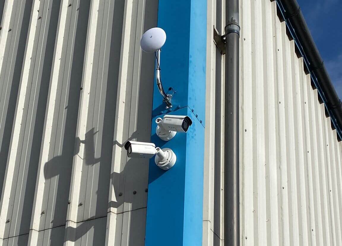 Logistics CCTV Case Study Commercial IP Surveillance System