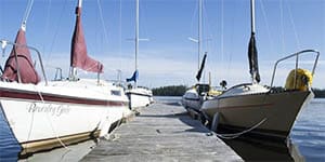 Marine security systems for marinas and yachts